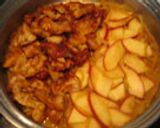 紅玉と豚しゃぶで　＊カレー味の豚りんご＊作り方7写真