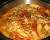 紅玉と豚しゃぶで　＊カレー味の豚りんご＊作り方8写真