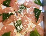鶏胸肉の梅しそ焼き作り方2写真