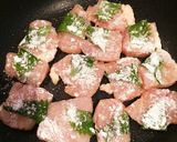 鶏胸肉の梅しそ焼き作り方3写真