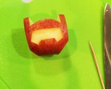 簡単キャラ弁♡りんごでベイマックス2.0作り方5写真