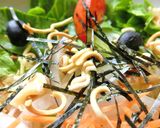 食感楽し♡たっぷり野菜ぶっかけ塩らーめん作り方14写真