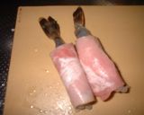 お弁当の簡単おかず♪えびのベーコン巻き作り方1写真