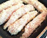 カリカリ♪ハーブソルトのささみチーズ焼き作り方4写真
