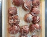 肉巻きトマトのカレークリームソース作り方1写真