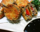 サクッジューシー＊なすのひき肉はさみ揚げ作り方3写真