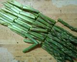 簡単！アスパラ　しめじの　クリームパスタ作り方1写真