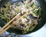 簡単！アスパラ　しめじの　クリームパスタ作り方6写真