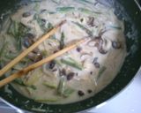 簡単！アスパラ　しめじの　クリームパスタ作り方9写真