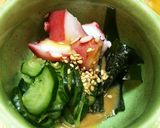カルピスで！胡瓜とわかめの酢みそ和え作り方6写真