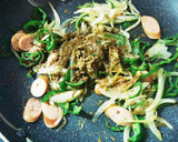 ピーマンと玉ねぎのカレー炒め作り方5写真