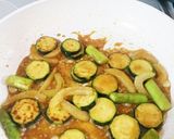 ズッキーニとセロリのカレー炒め作り方3写真