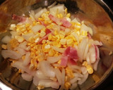 とうもろこしとベーコンのかき揚げ作り方1写真