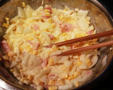 とうもろこしとベーコンのかき揚げ作り方2写真
