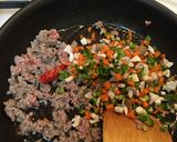 青じそ香る豚ひき肉のレタス包み作り方3写真