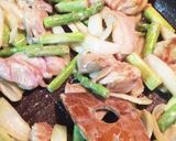 チキンとアスパラのマヨペッパー炒め。作り方3写真