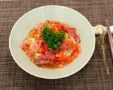 トマトたっぷり☆ぶっかけ塩らーめん作り方8写真