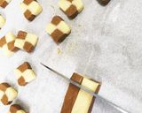 コーヒーとミルクのモザイククッキー作り方11写真