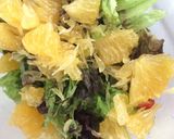 夏みかんとナッツのカフェ風サラダ♡作り方4写真