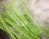 平豆のゴマよごし！作り方1写真