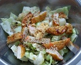 キャベツとさつま揚げの温サラダ作り方3写真