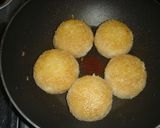 フライパンで簡単焼おにぎり（醤油バター）作り方4写真