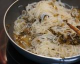 ☆辛味高菜の焼きしらたき☆作り方4写真
