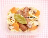 煮るだけ簡単✿ソーセージお野菜クリーム煮作り方7写真
