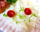 簡単、可愛い♡キャラ弁に可愛い小梅ちゃん作り方3写真