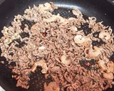 タイ風ひき肉焼きそば作り方3写真