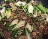 タイ風ひき肉焼きそば作り方4写真