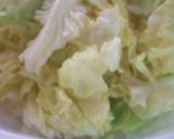 ちぎるだけ～キャベツと海苔のごま油サラダ作り方1写真