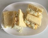 【糖質制限】おから蒸しパンでサンドイッチ作り方8写真