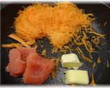 母直伝☆たらことにんじんの炒め物☆作り方1写真