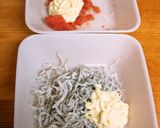 油揚げのかりかり焼き＊明太子＆しらす＊作り方1写真