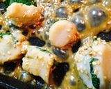 簡単☆ホタテの大葉はさみバターポン酢炒め作り方4写真