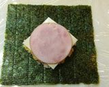 ハムチーズのおにぎらず作り方3写真