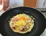 お好み焼きの生地とフライパンで簡単☆ピザ作り方4写真