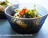 節約◎もやしとわかめの中華風ごま和え作り方7写真