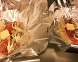 簡単♡サーモンとキノコのホイル焼き♡作り方3写真