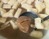 おあげと里芋の味噌汁作り方4写真