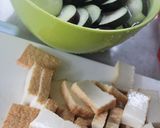 簡単♪なすと厚揚げの味噌マヨチーズ焼き作り方1写真