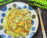 ♡焼肉のたれでキャベツと卵の炒め物♡作り方6写真