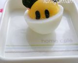 ゆで卵のミッキー＆ミニーちゃん作り方6写真