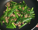 焼き厚揚げとニラの変わり麻婆豆腐作り方5写真