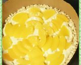 スヌーピーと黄桃の薔薇タルト作り方2写真