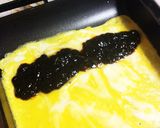 海苔の佃煮&チーズin玉子焼作り方2写真