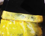 海苔の佃煮&チーズin玉子焼作り方5写真