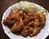 鶏胸肉で照り焼き ニンニク風味作り方4写真
