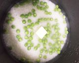 バター香る♪ グリーンピースごはん作り方1写真